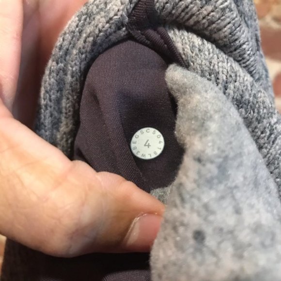 Lululemon Fleece & Thank You Pullover Heathered Smoky Blush 1/2 Zip 4 W3BEGS - Picture 6 of 6